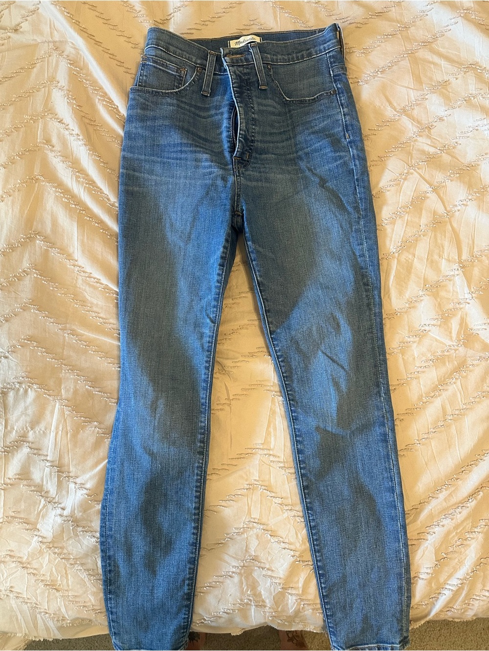 Madewell Women's Skinny Jeans in Medium Blue Wash